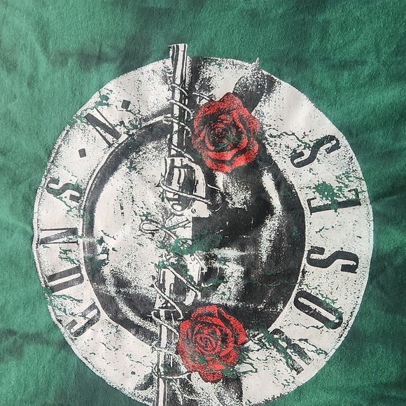 Green Guns N' Roses T-Shirt - Picture 2 of 5
